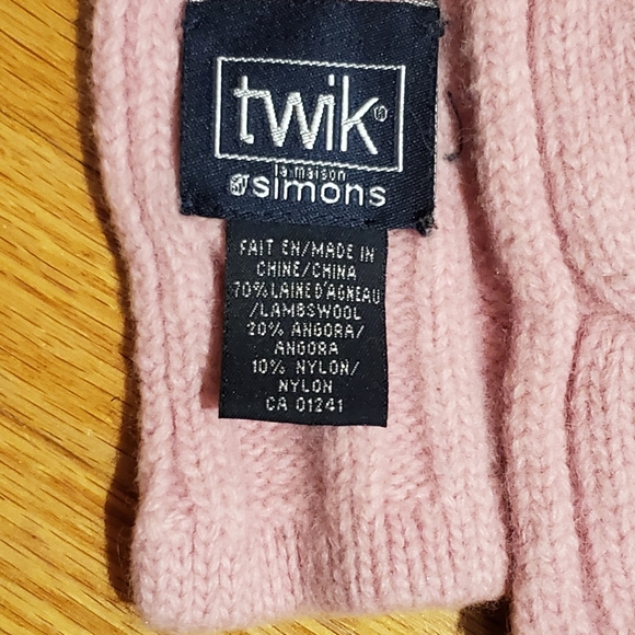 Lambswool/angora scarf - Picture 3 of 4